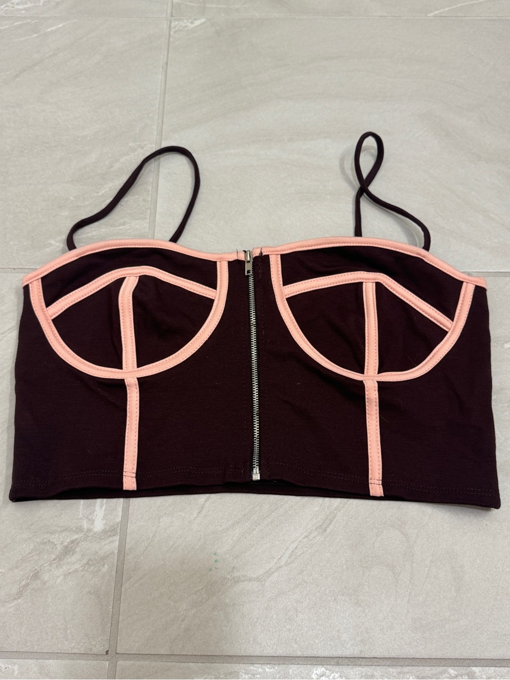 Y2K Revival Bustier Crop Top Mcbling 2010s Style